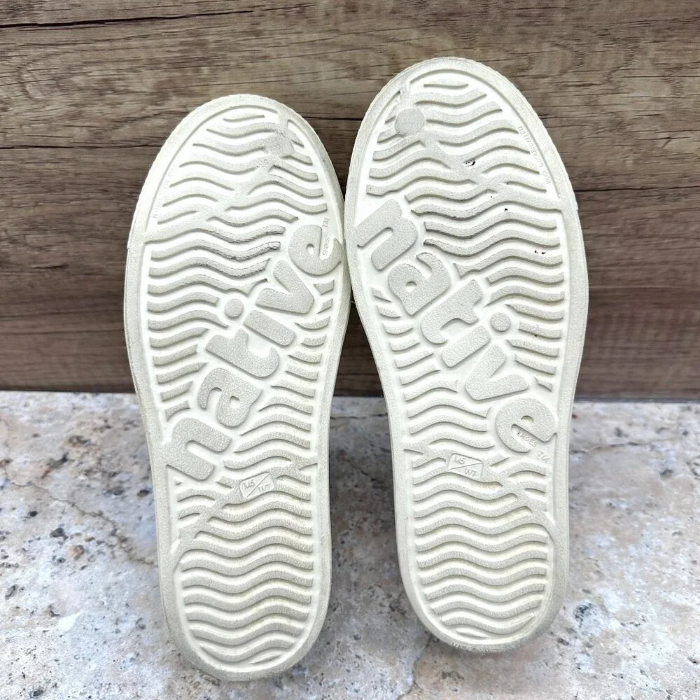 Native x Disney Star Wars Unisex Grogu Jefferson Slip On Shoes Yoda Cream M5 W7 - Picture 8 of 11